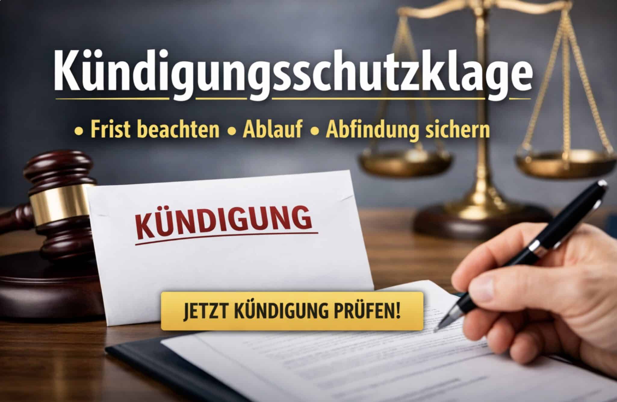 Du betrachtest gerade Kündigungsschutzklage – Ihre Rechte nach einer Kündigung durchsetzen
